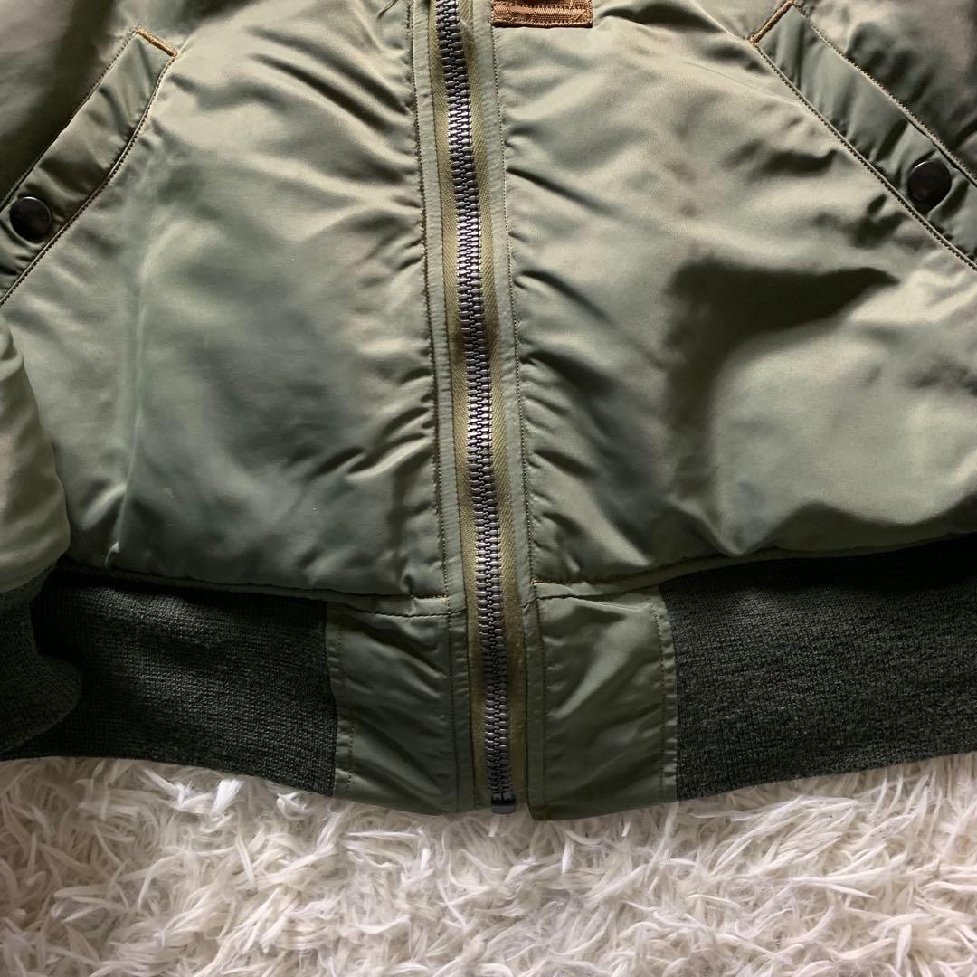 マ*ン様 初期品番■バズリクソンズ フライトジャケット MA-1 M品番　カーキ