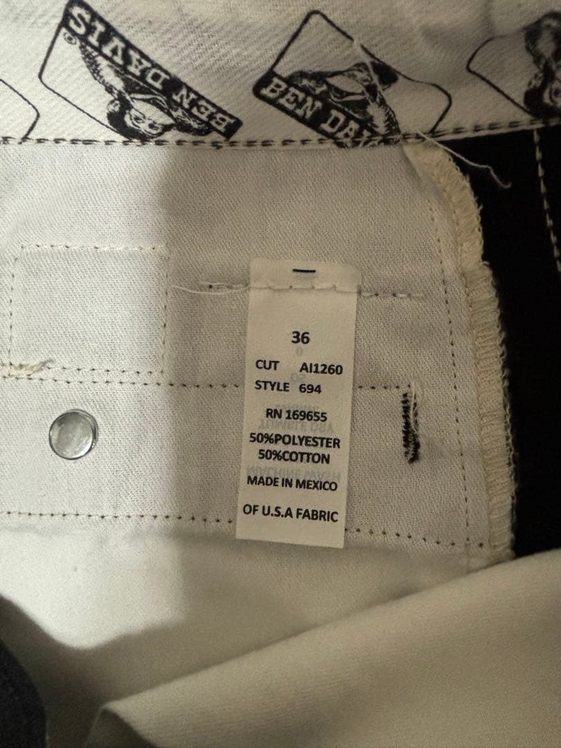 BEN DAVIS ベンデイビス　ワークパンツ　W36