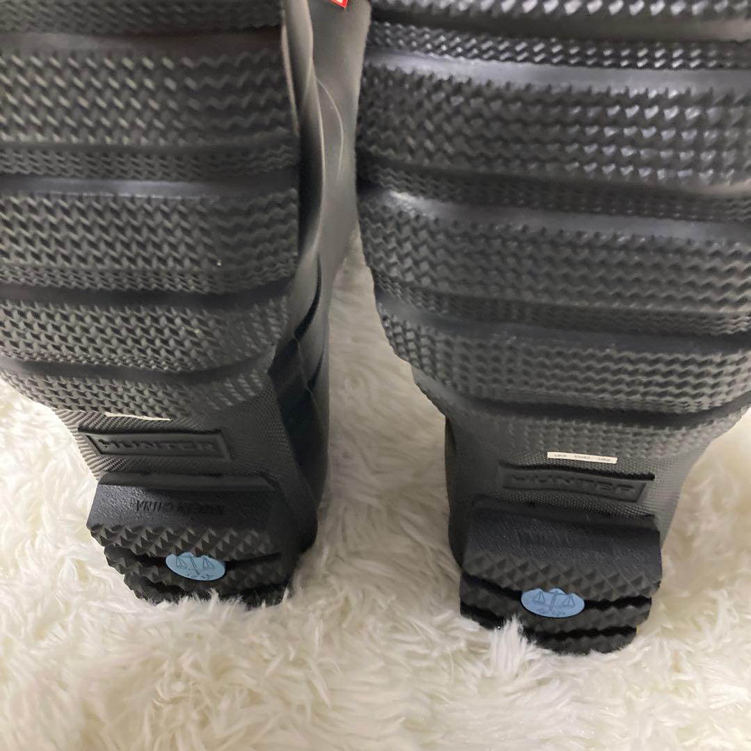 新品未使用HUNTER ブラック 長靴 バックル付き27cm