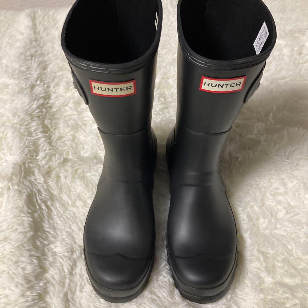 新品未使用HUNTER ブラック 長靴 バックル付き27cm