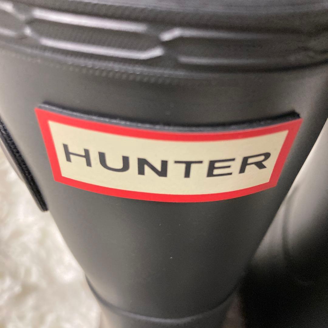 新品未使用HUNTER ブラック 長靴 バックル付き27cm
