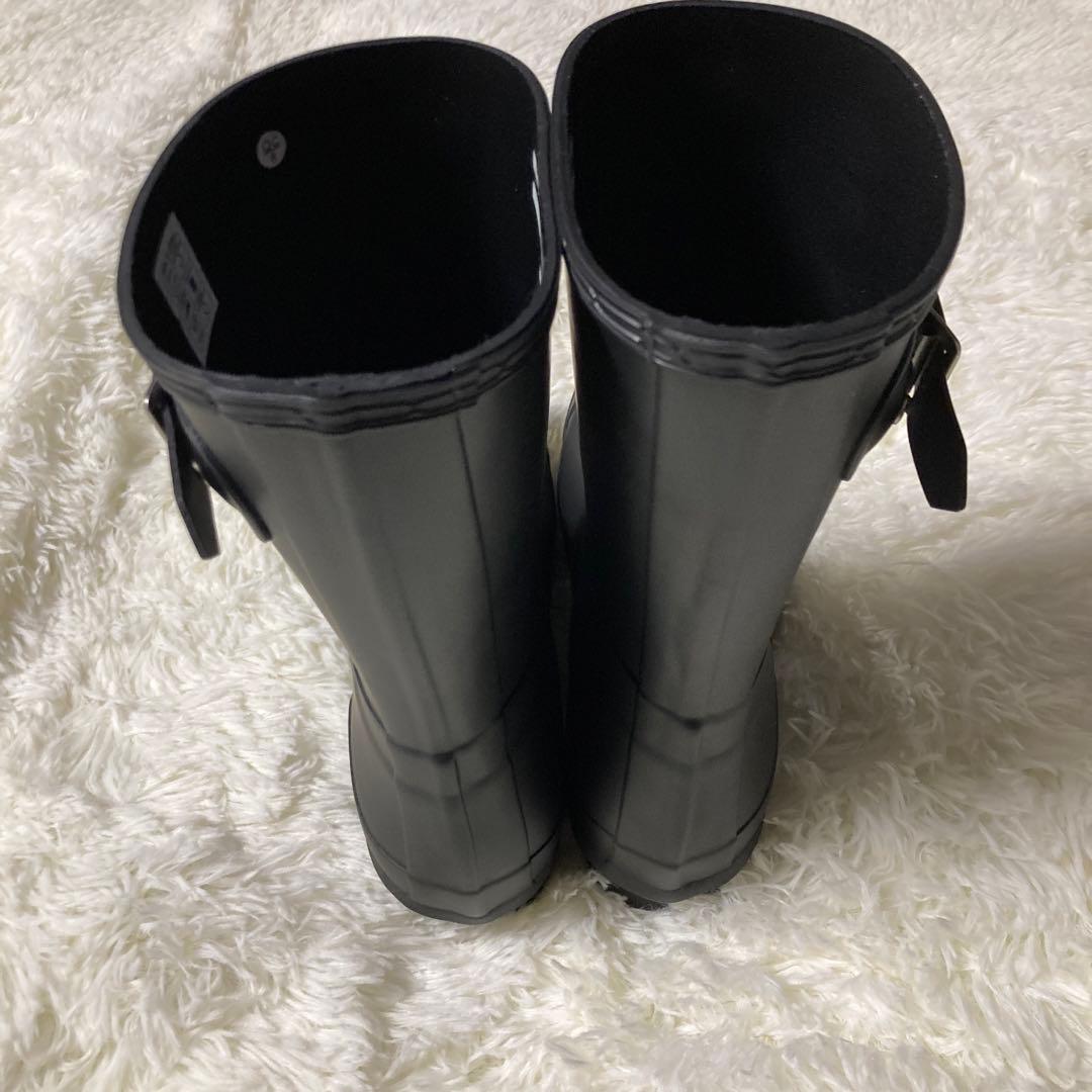 新品未使用HUNTER ブラック 長靴 バックル付き27cm