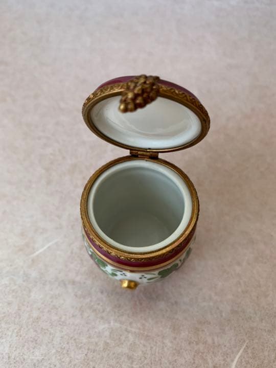 リモージュボックス ワイン樽　Wine Barrel 葡萄　ピルケース 小物入れ