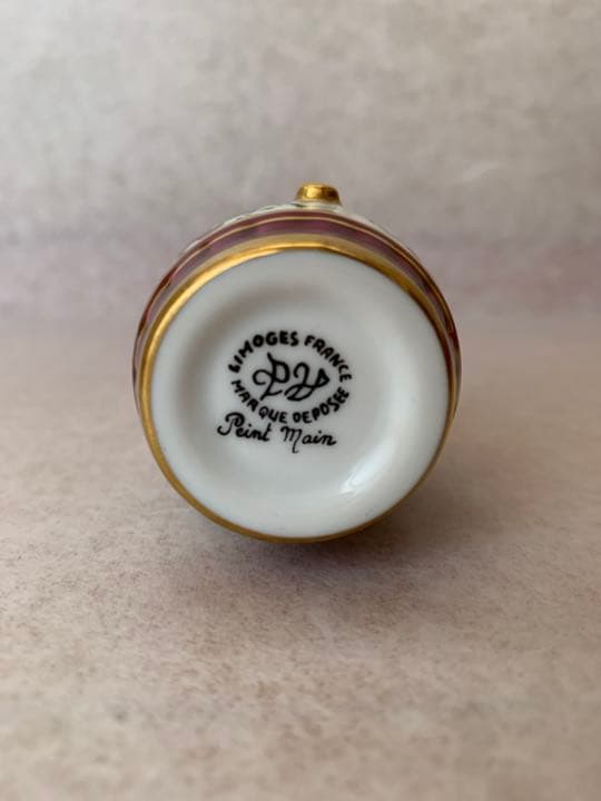 リモージュボックス ワイン樽　Wine Barrel 葡萄　ピルケース 小物入れ