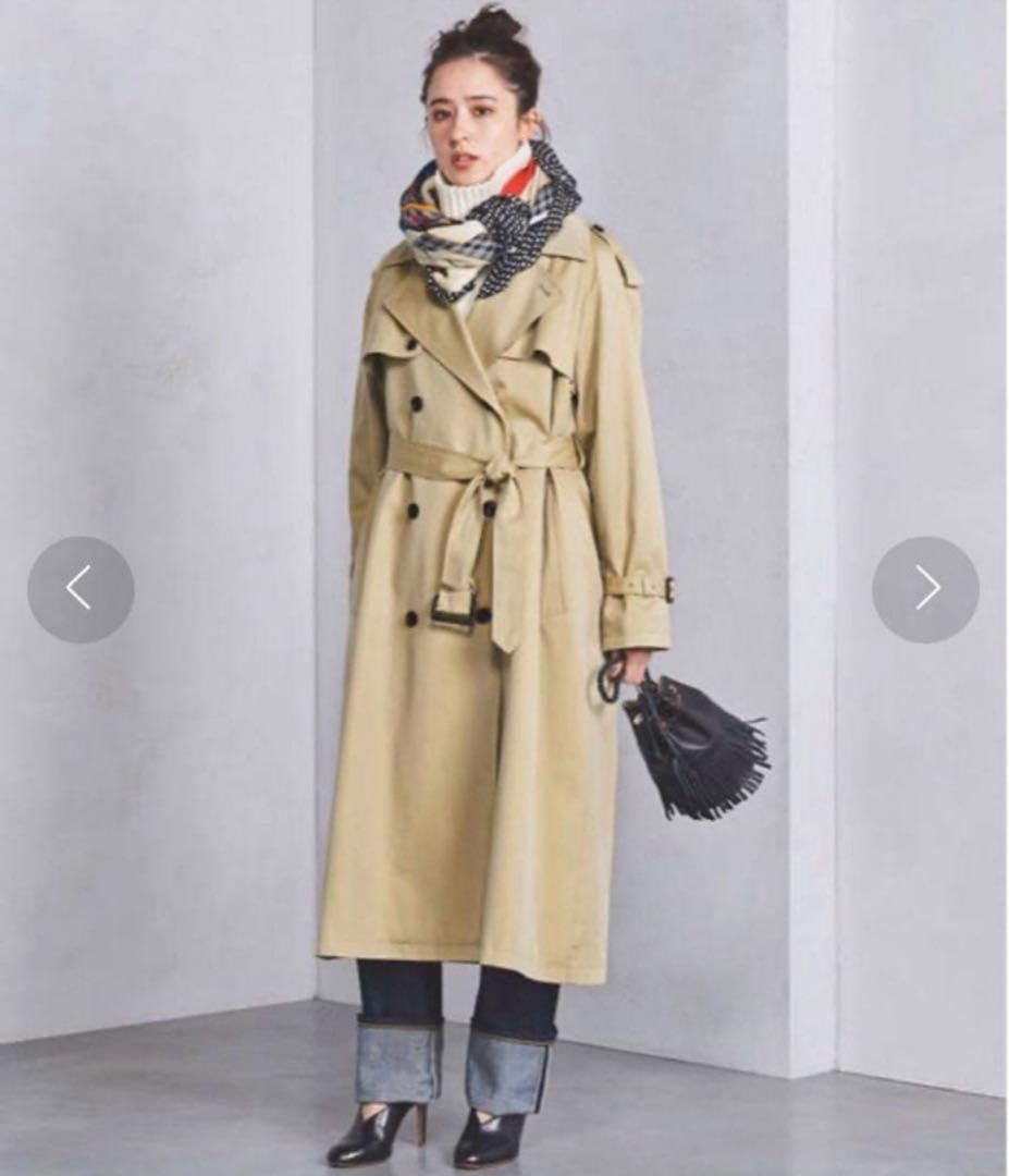 ユナイテッドアローズUWSCビッグトレンチコート34 UNITED ARROWS