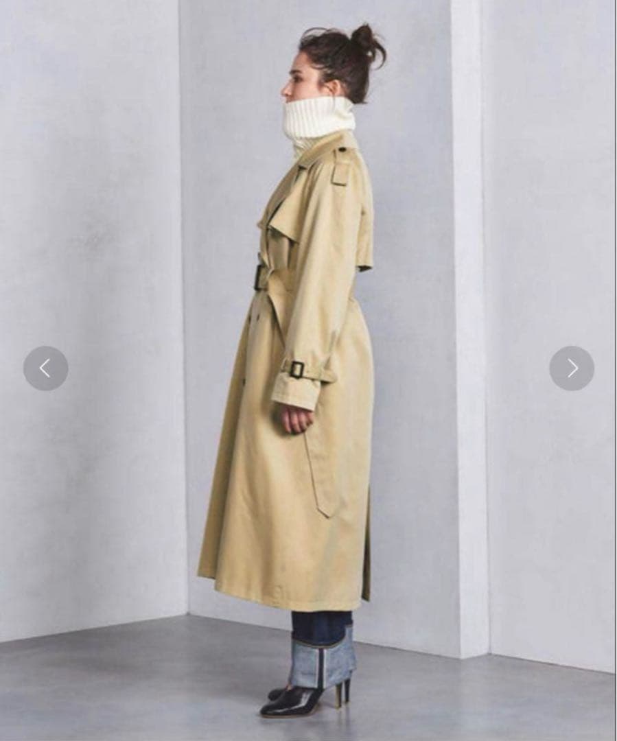 ユナイテッドアローズUWSCビッグトレンチコート34 UNITED ARROWS