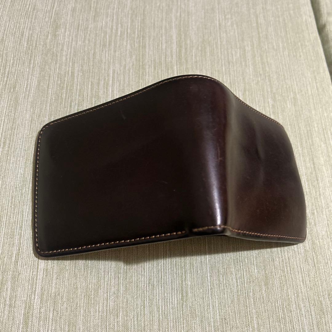 【ちんちろさん】WILD SWANS GROUND二つ折り財布　コードバン