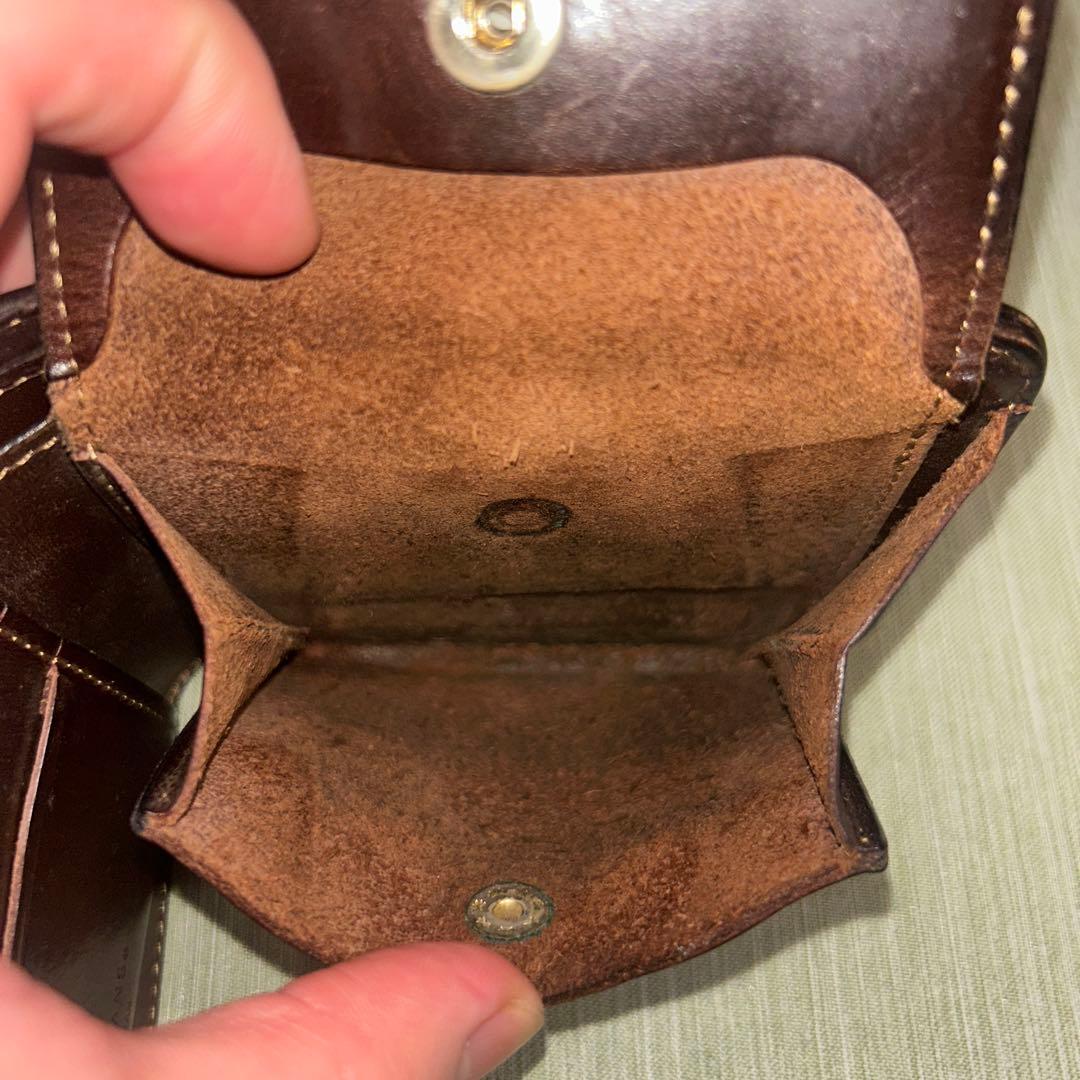【ちんちろさん】WILD SWANS GROUND二つ折り財布　コードバン