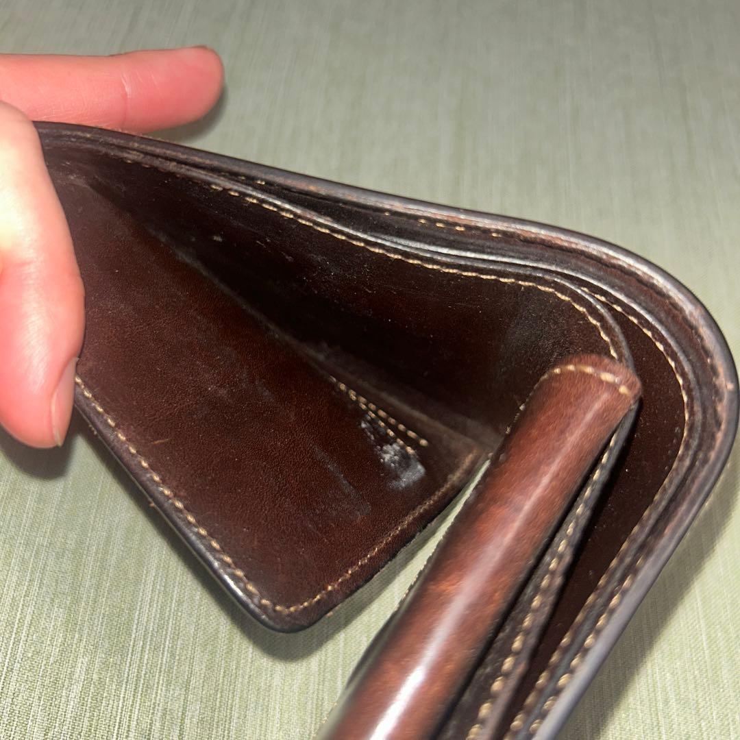 【ちんちろさん】WILD SWANS GROUND二つ折り財布　コードバン