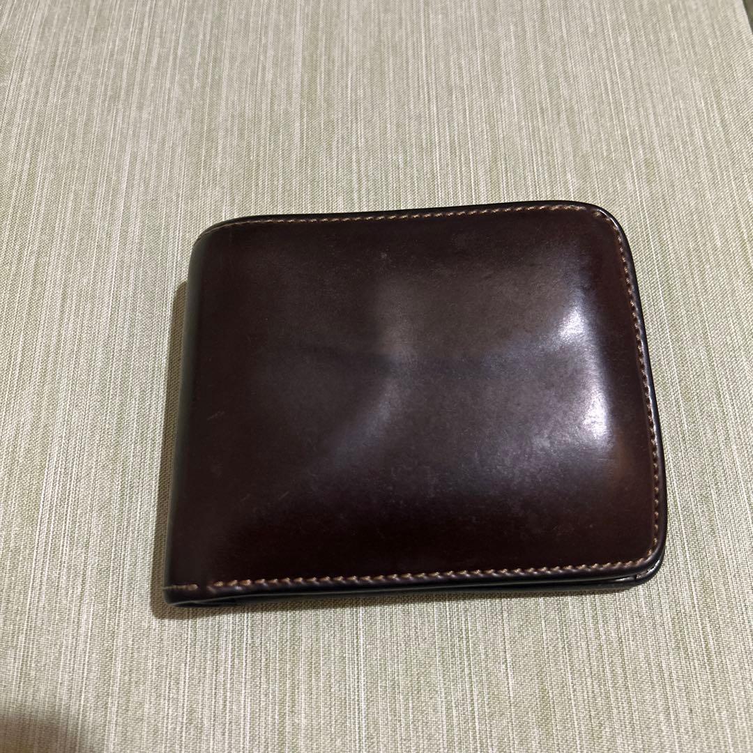 【ちんちろさん】WILD SWANS GROUND二つ折り財布　コードバン