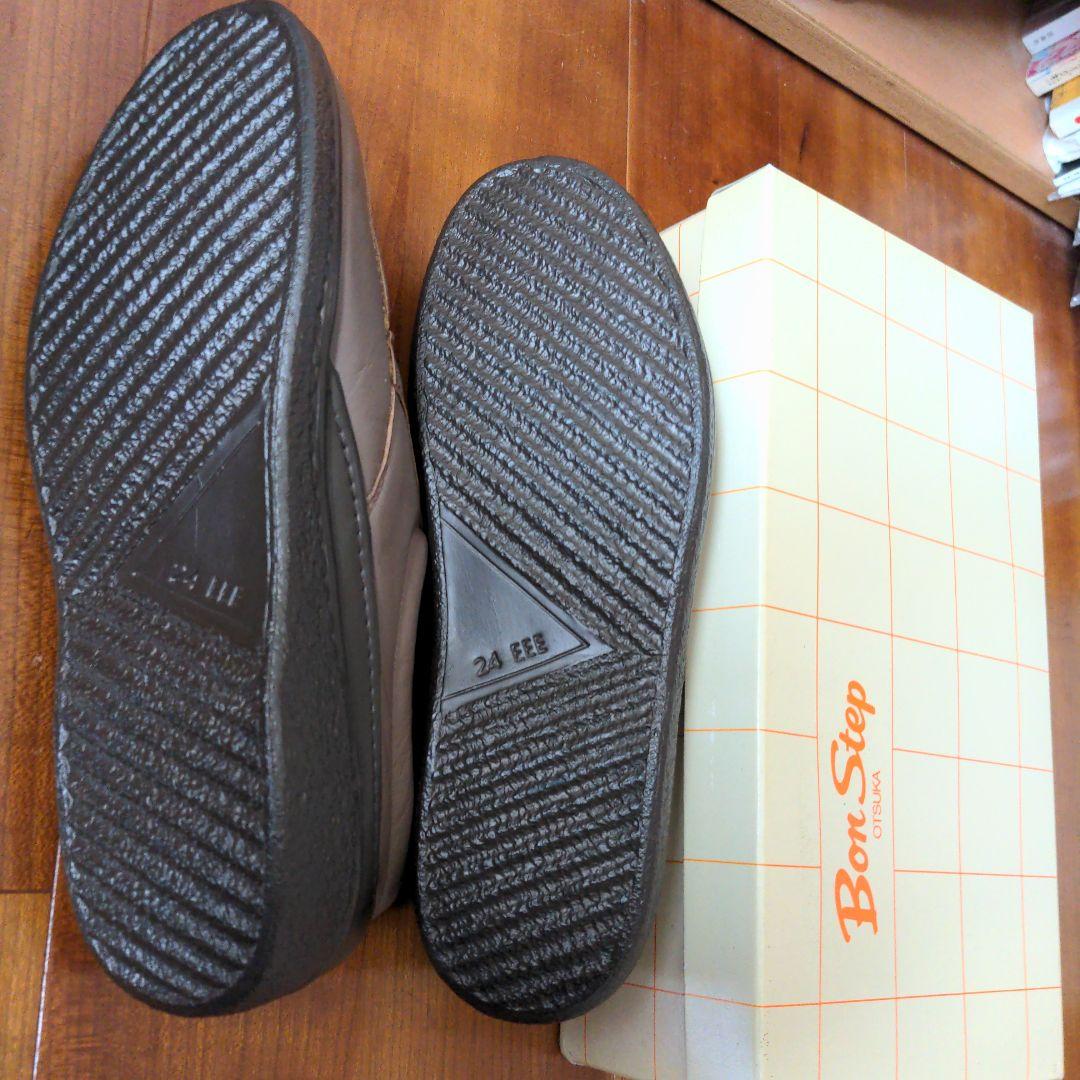 ハッシュパピー レディース靴 5903 24cm EEE オリーブ色