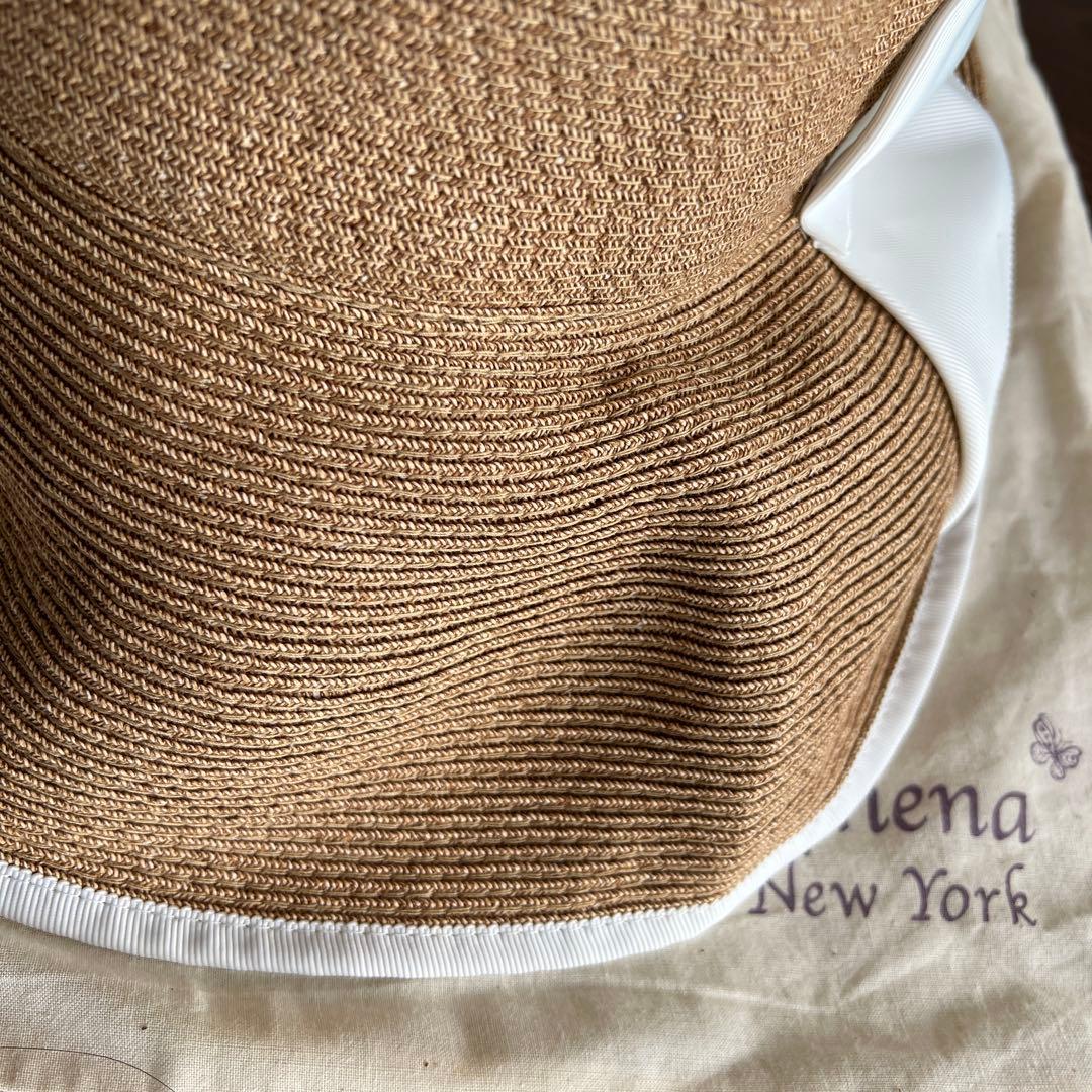 アシーナニューヨーク⭐︎Athena New York 白リボン麦わら帽子