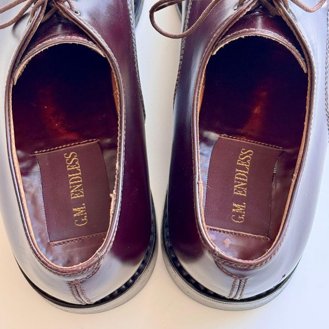 G.M.ENDLESS GMエンドレス Uチップレザーシューズ サイズ6