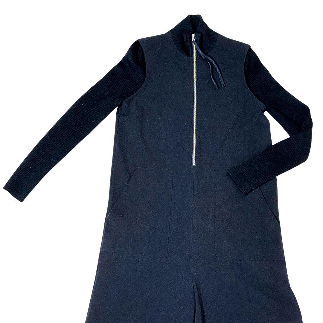 ★極美品★ ENFOLD エンフォルド オールインワン ブラック ニット 36