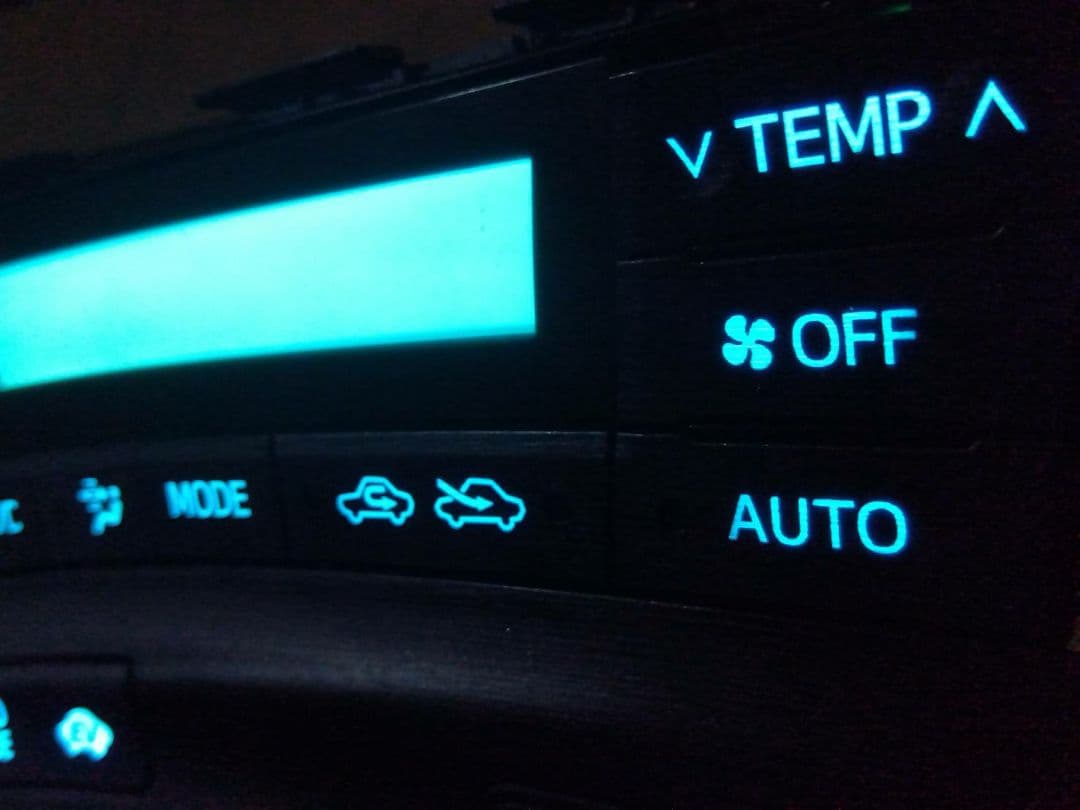 ZVW30 プリウス30 エアコンパネル シフトスイッチ led 打替品 本体