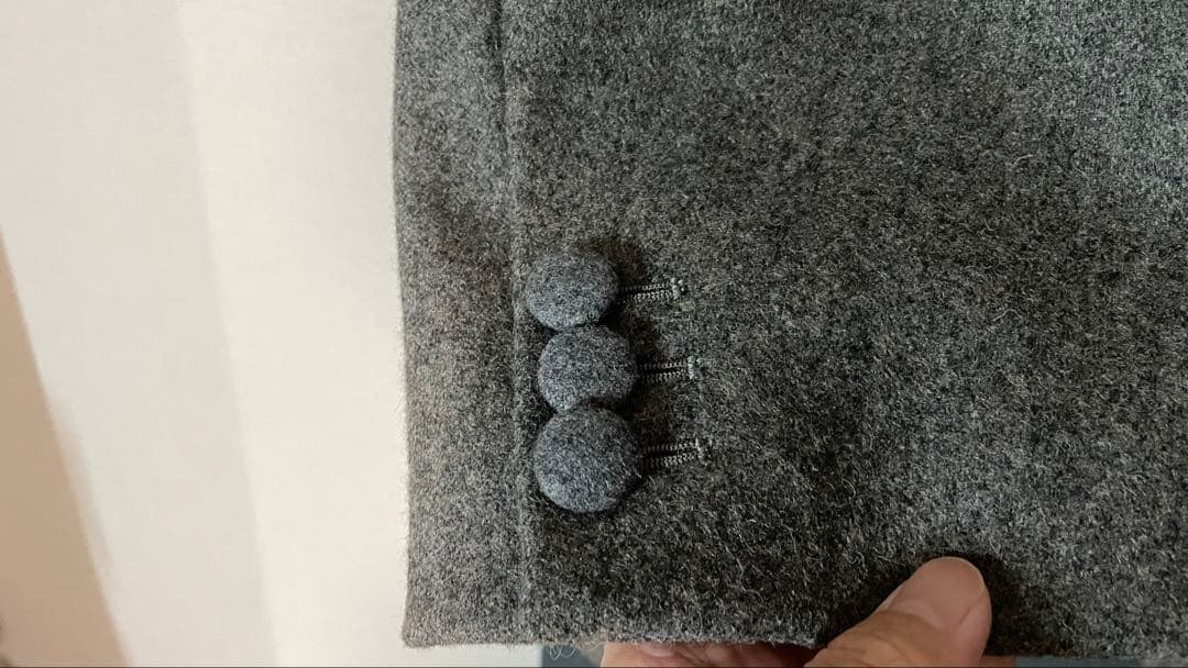 【元旦限定価格】KOLOR(カラー)24AW スタッズウールジャケット グレー