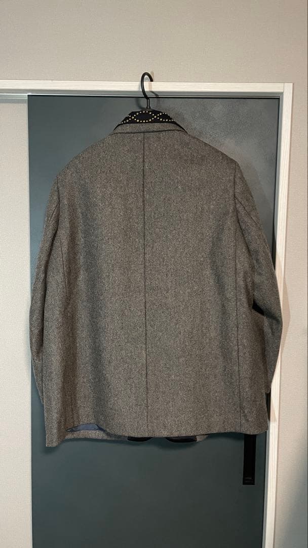 【元旦限定価格】KOLOR(カラー)24AW スタッズウールジャケット グレー