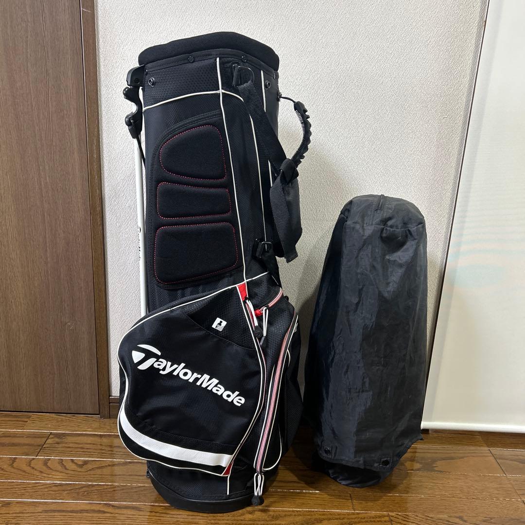 テーラーメイド　スタンド式キャディバッグ　黒系色