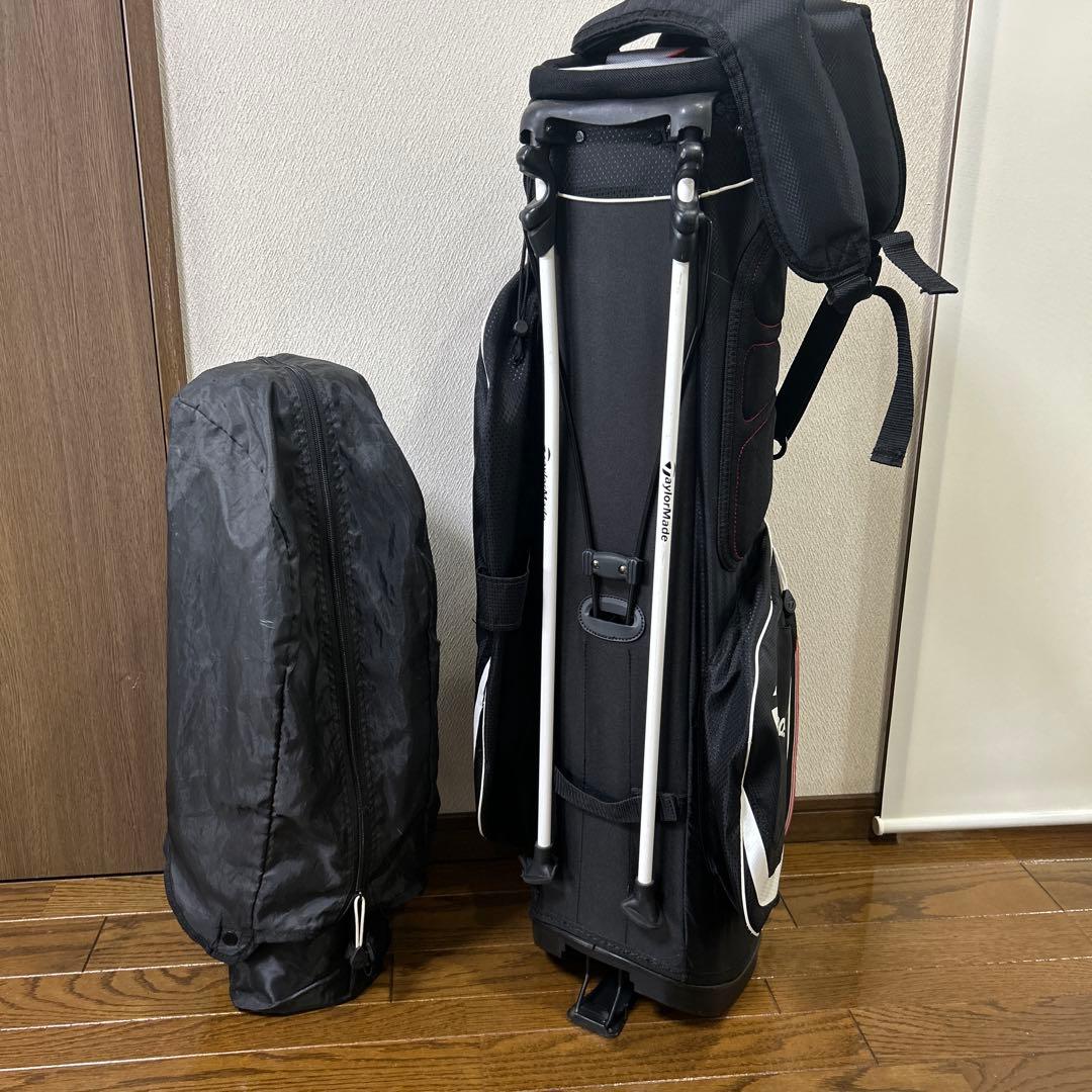 テーラーメイド　スタンド式キャディバッグ　黒系色