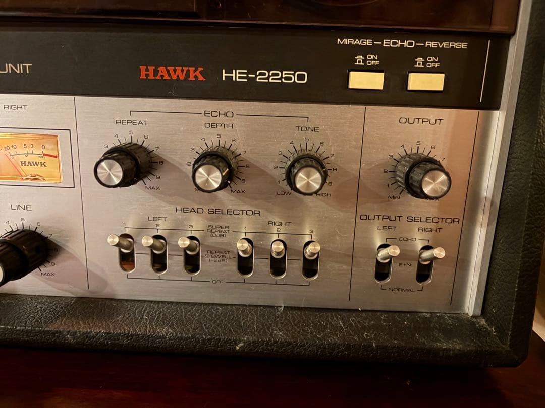 HAWK HE-2250 ステレオ　テープエコー