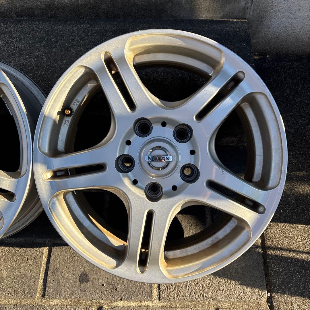 NISSAN 15インチ 5スポークホイール 4本セット