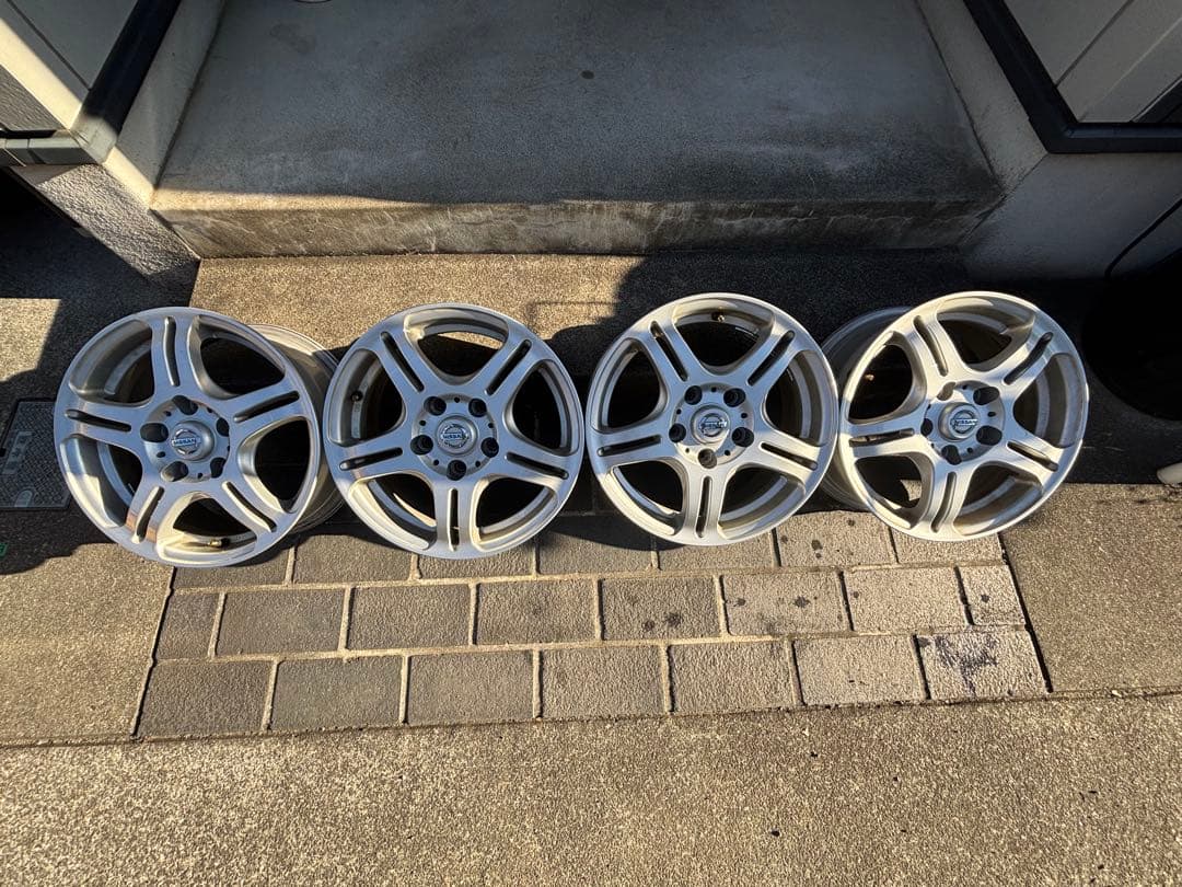 NISSAN 15インチ 5スポークホイール 4本セット