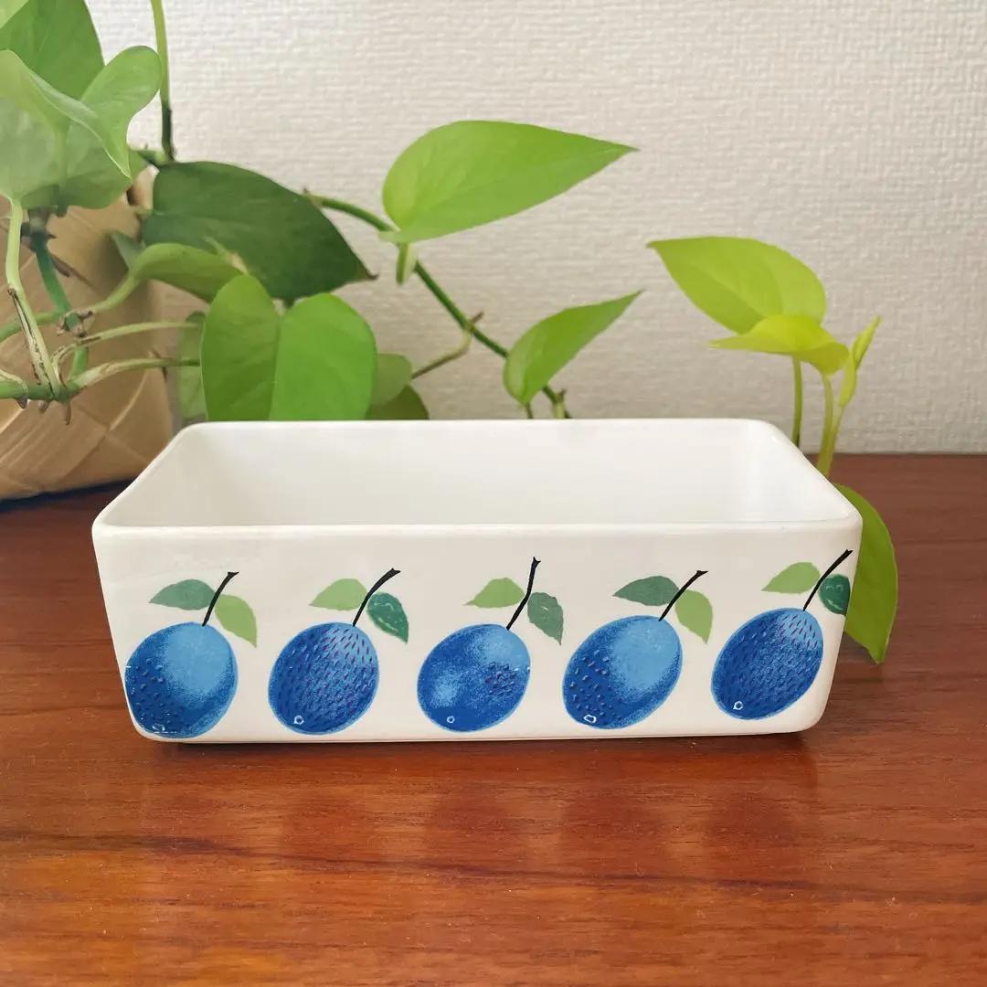 グスタフスベリ【超レア｜ヴィンテージ】プルーヌス バターケース★北欧 食器