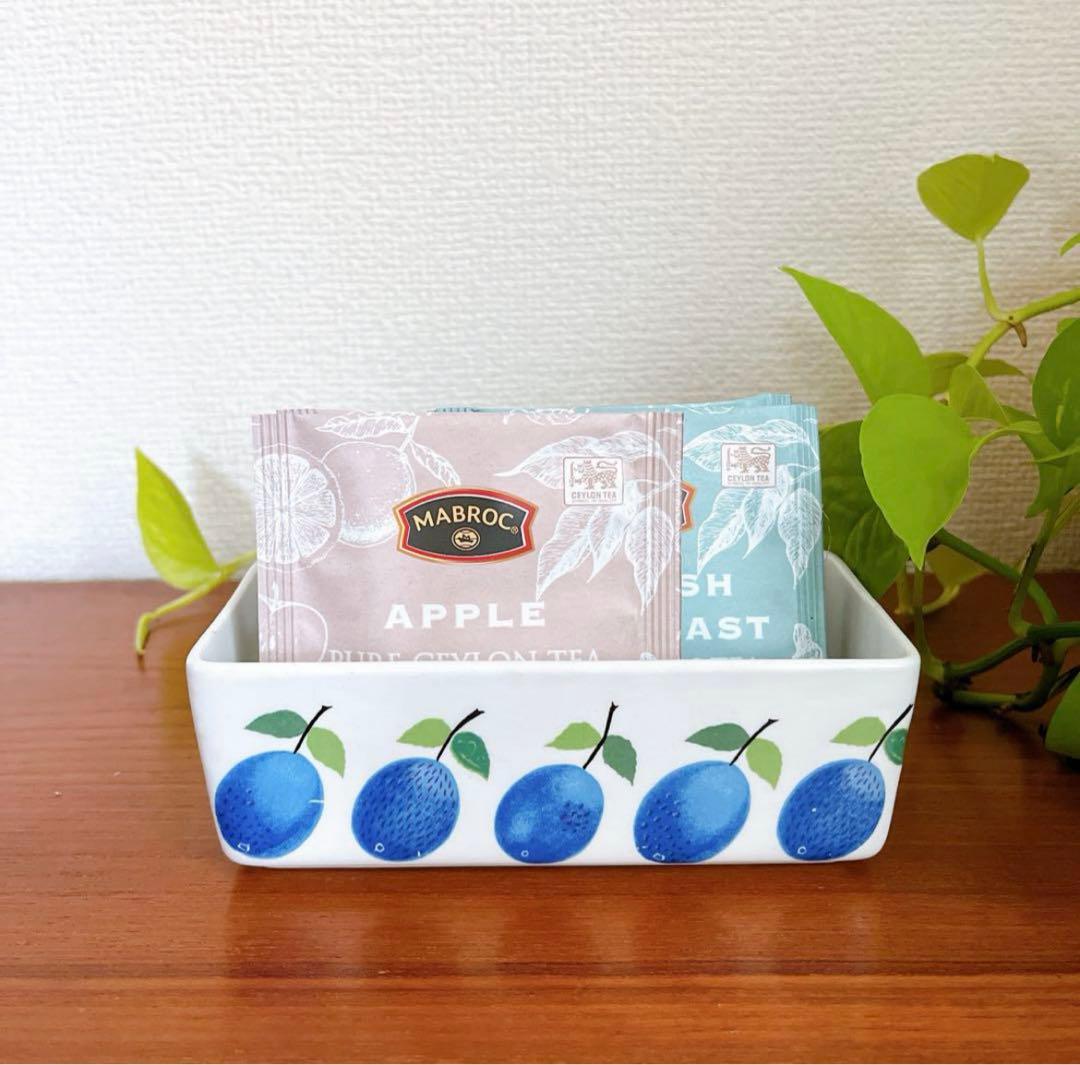 グスタフスベリ【超レア｜ヴィンテージ】プルーヌス バターケース★北欧 食器