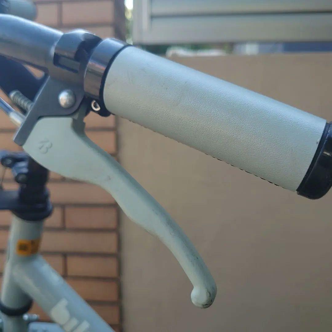 bikke 子供用自転車 グレー 前面バスケット付き