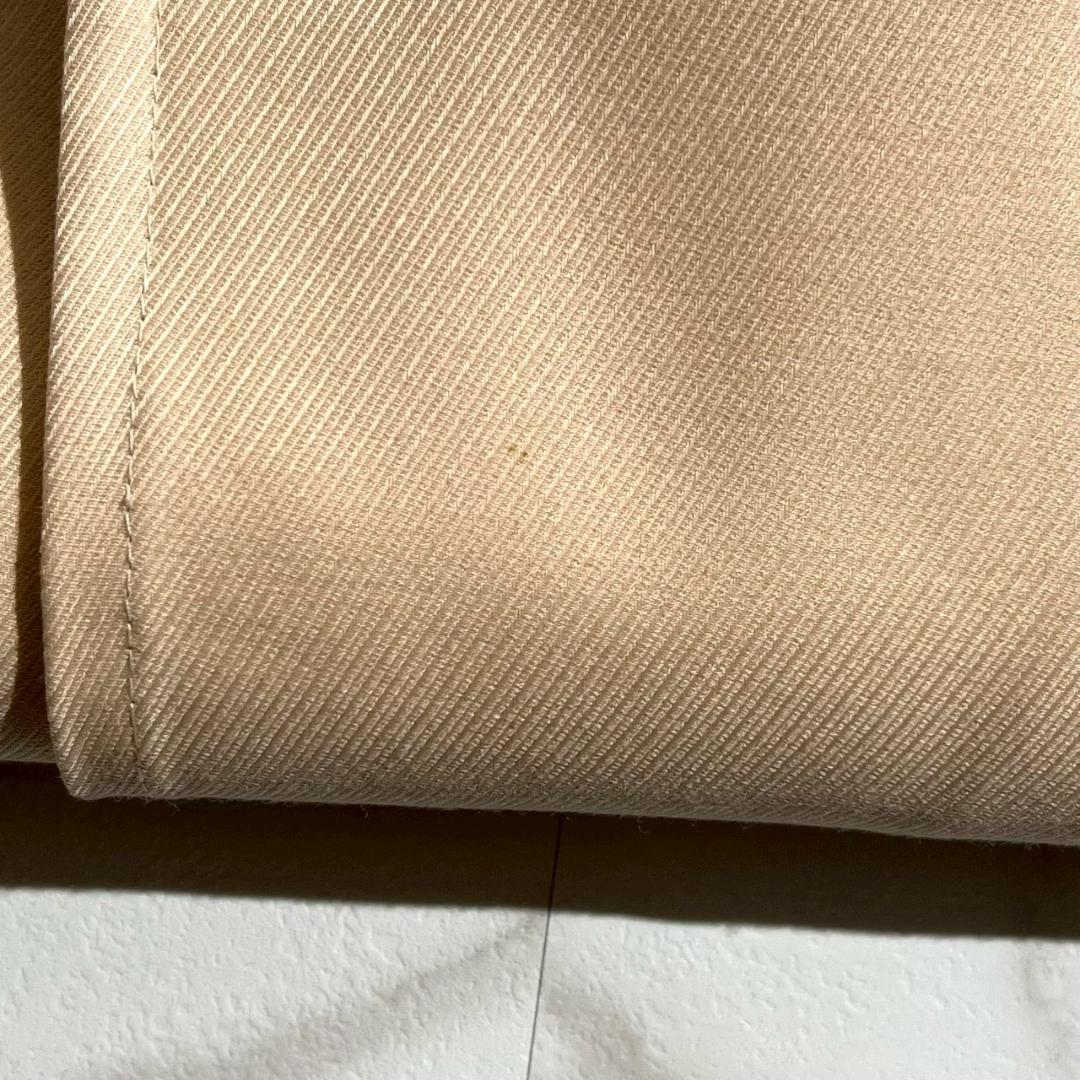 美品　マッキントッシュ　ダブルブレスト　ショート　ウールピーコート　ベージュXL