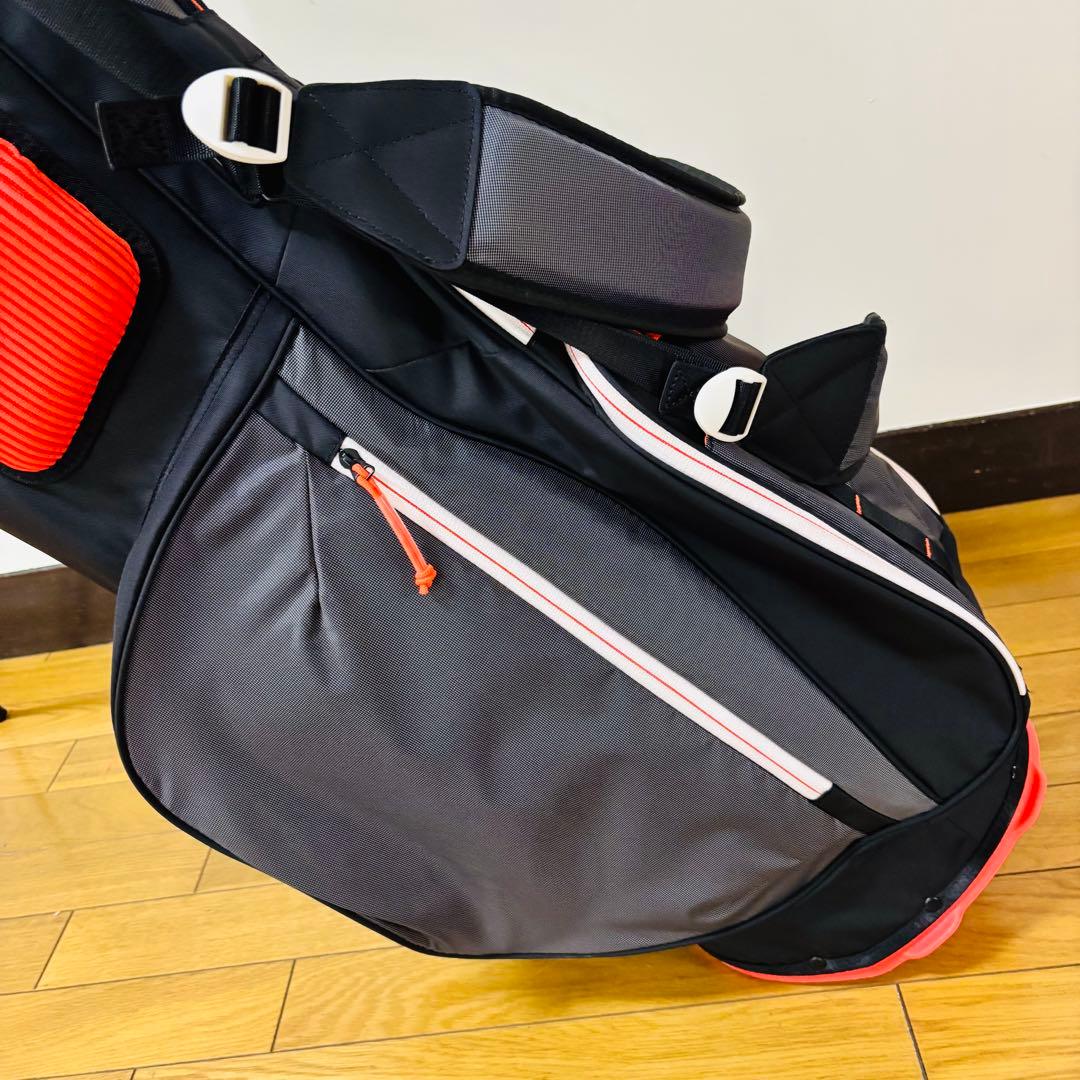 【美品】アディダスキャディバッグ スタンド式送料込み　6分割