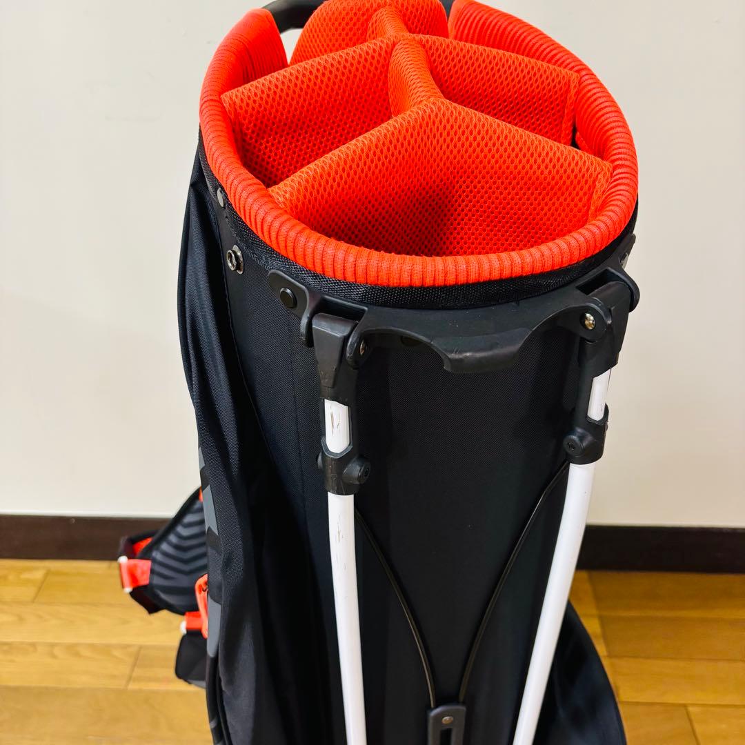 【美品】アディダスキャディバッグ スタンド式送料込み　6分割