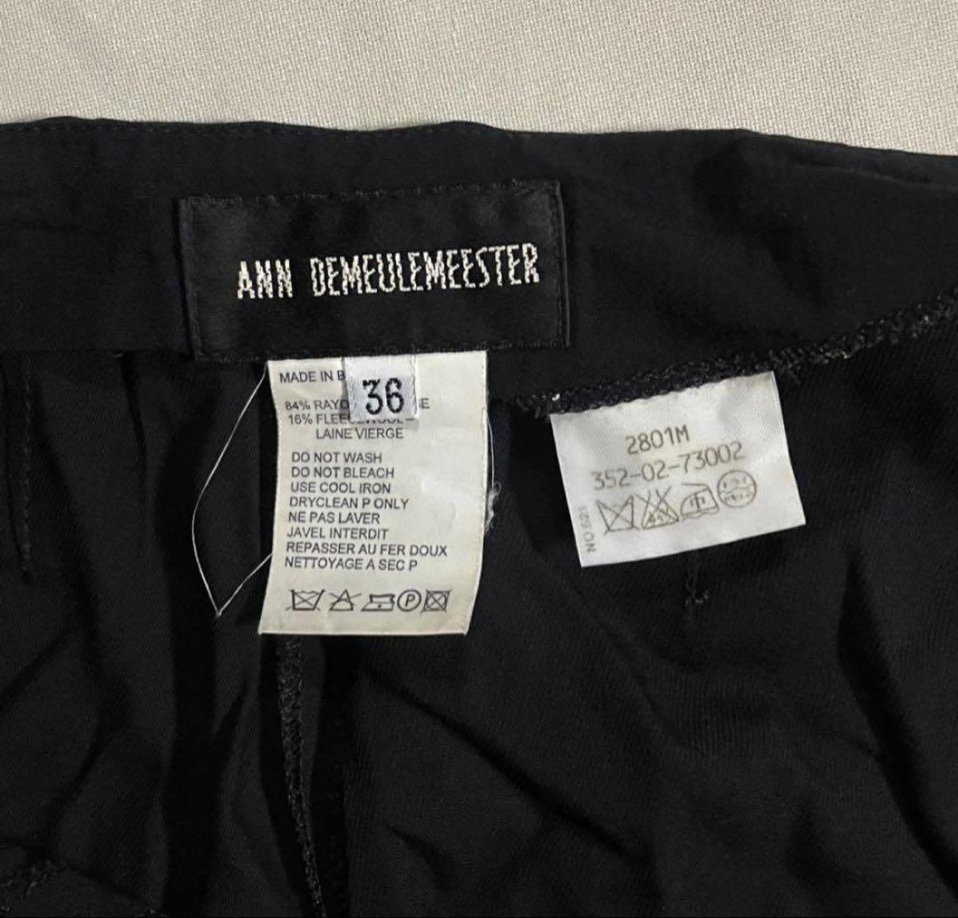 パンツ 2003AW Ann demeulemeester wool slacks