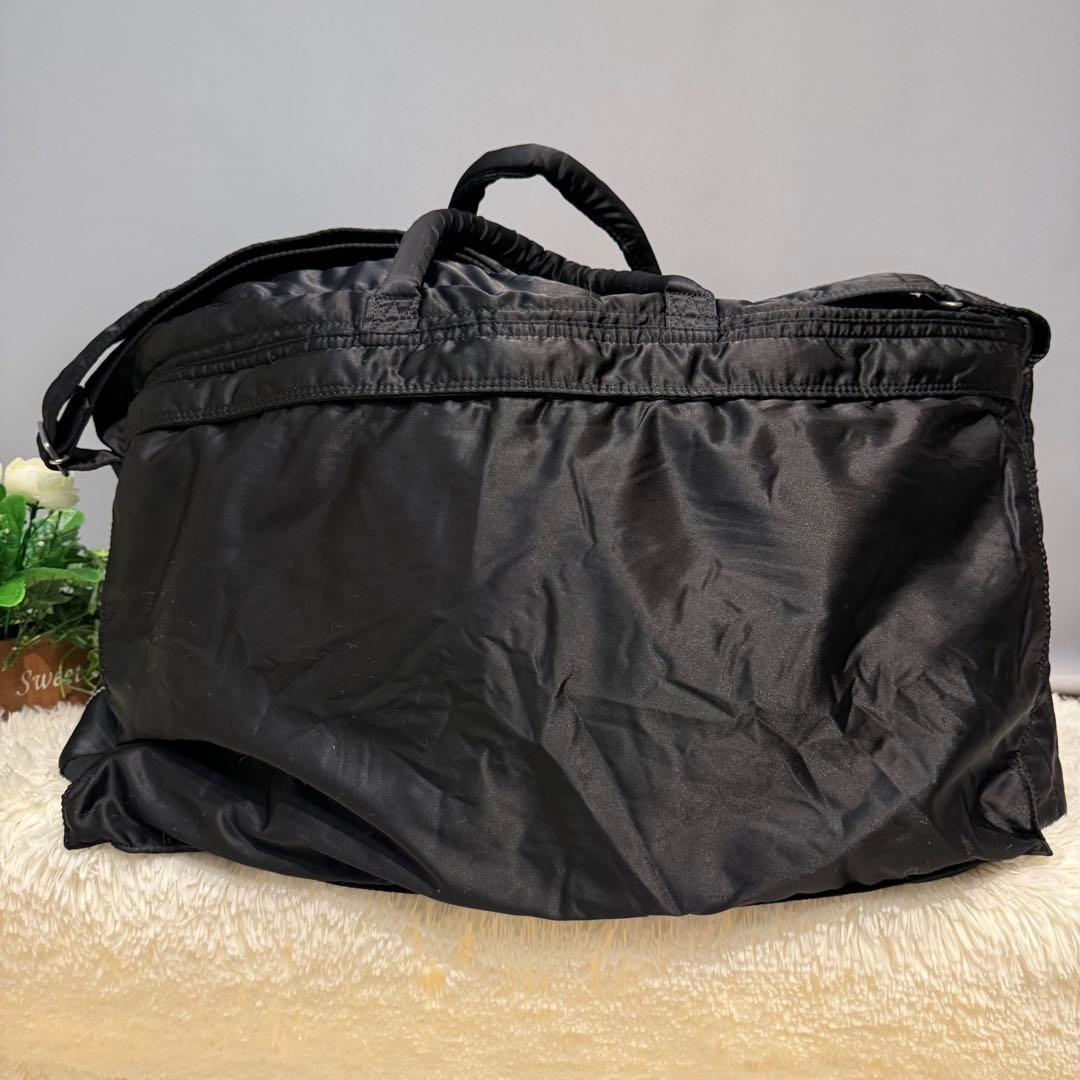 希少【美品】PORTER タンカー 2WAYボストンバッグ L ブラック
