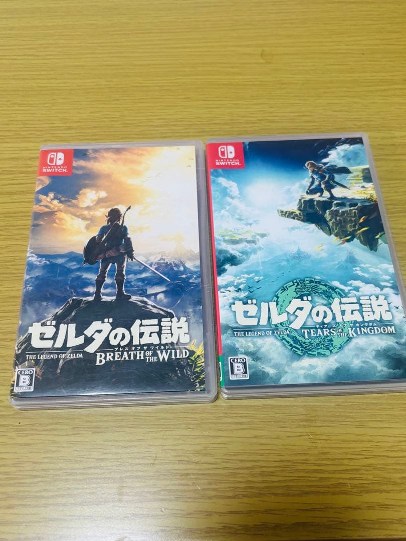 2本セット ゼルダの伝説 ブレスオブザワイルド ティアーズオブザキングダム