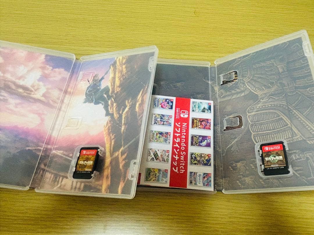 2本セット ゼルダの伝説 ブレスオブザワイルド ティアーズオブザキングダム