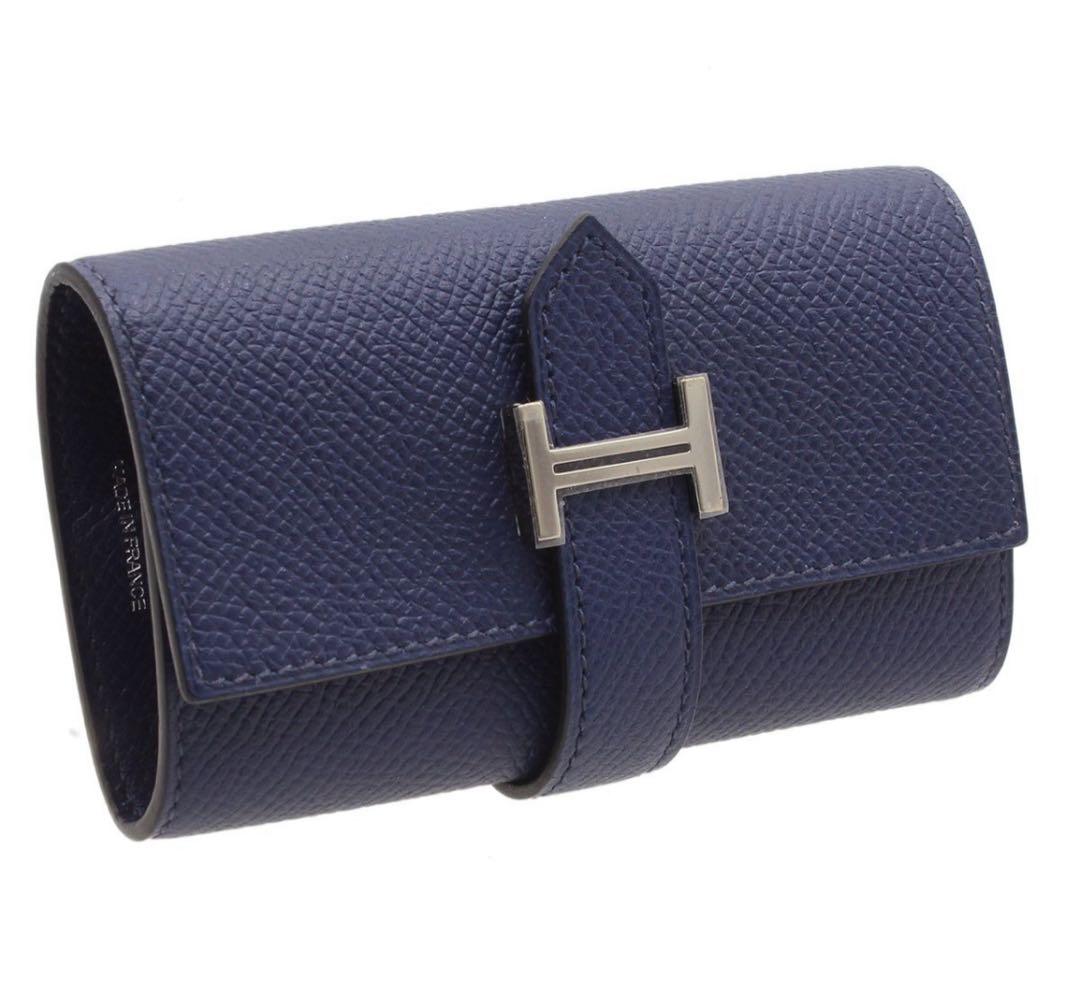 K2659 未使用!! エルメス べアン ヴォーエプソン 4連 キーケース