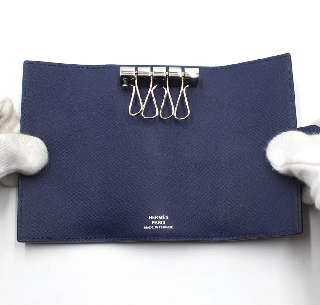 K2659 未使用!! エルメス べアン ヴォーエプソン 4連 キーケース