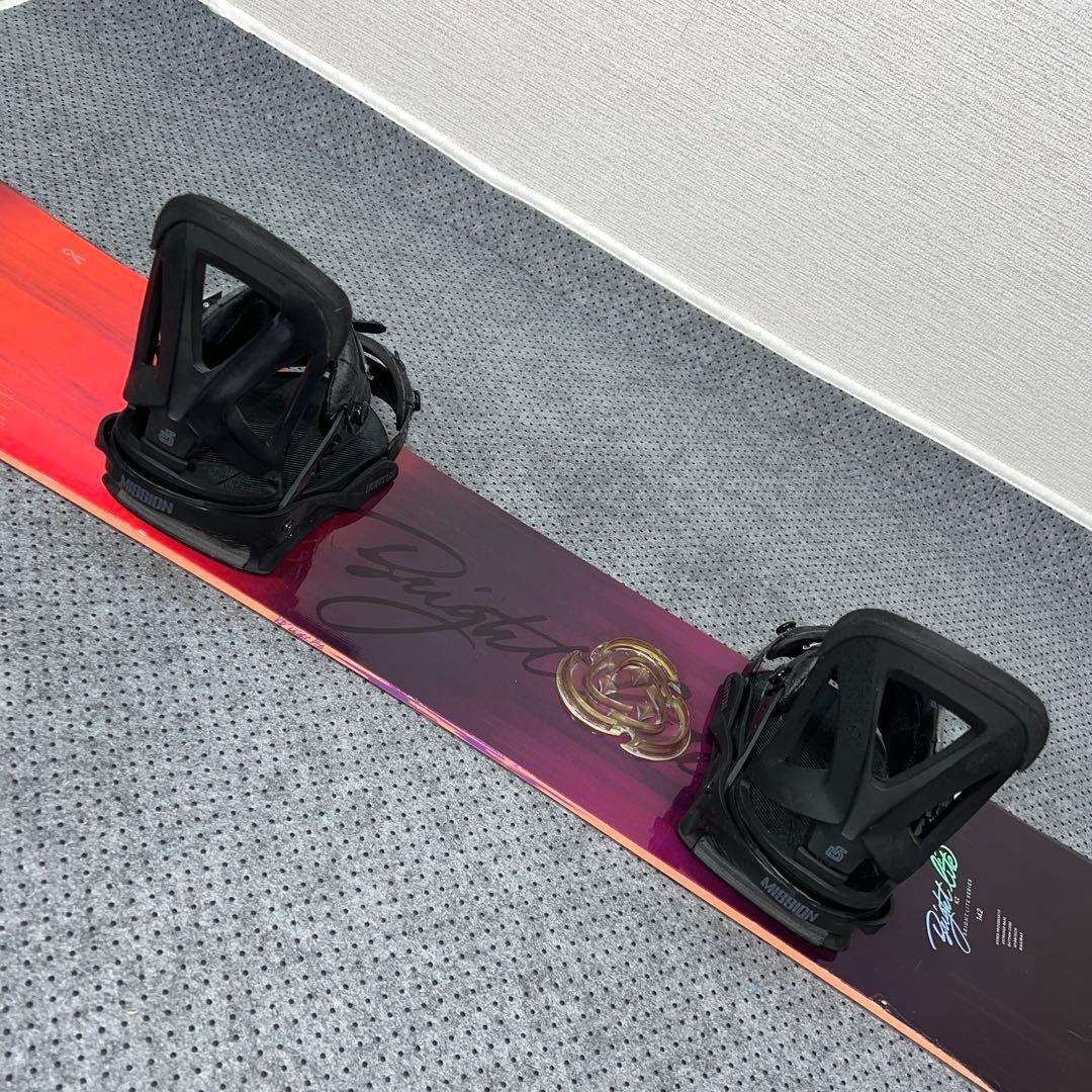 7-８回使用 142cm K2 BRIGHT LITE×BURTON サイズM