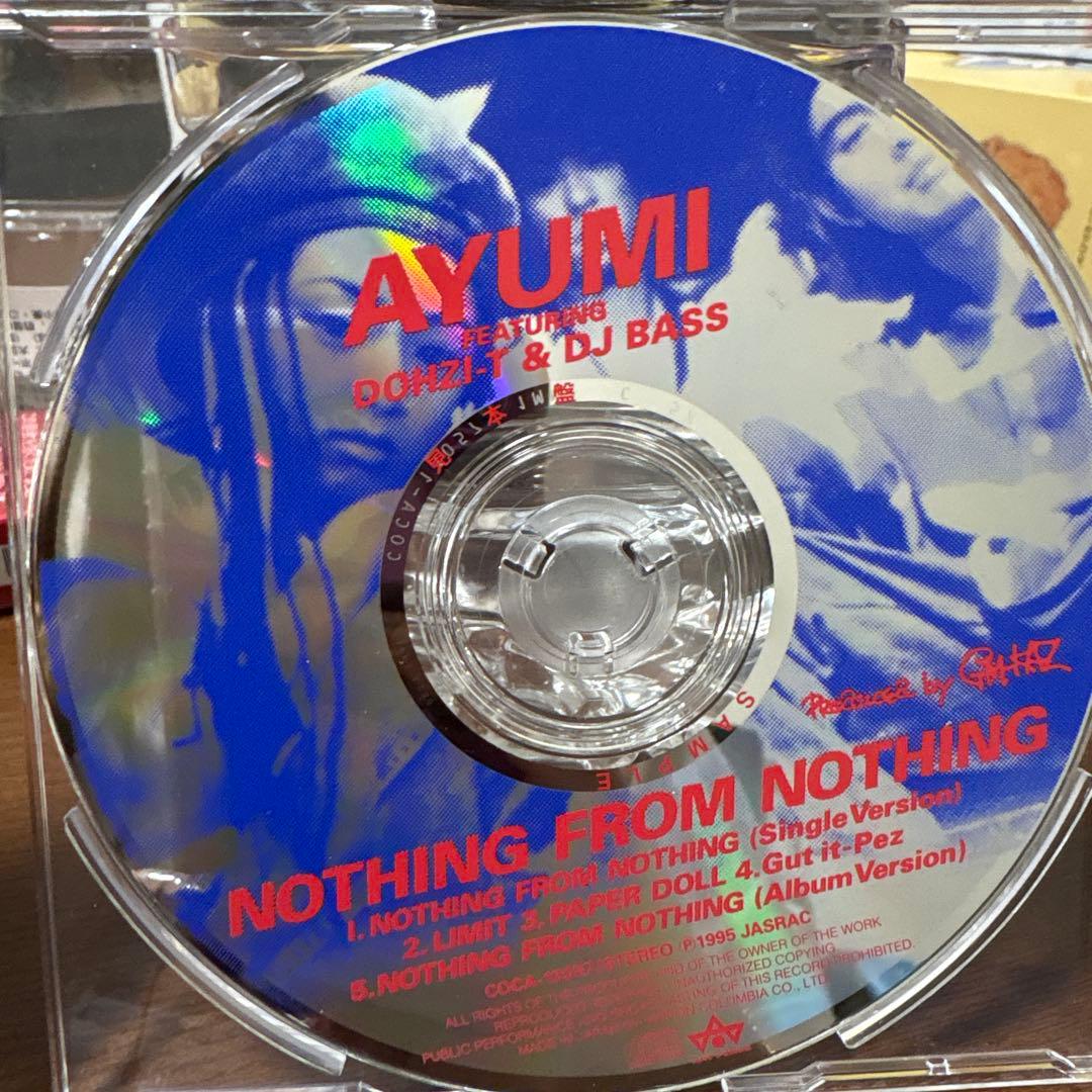 d*9様 激レア　浜崎あゆみ　NOTHING FROM NOTHING