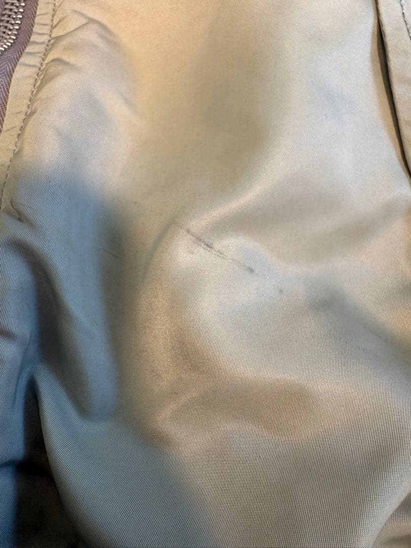 80sアルファ MA-1フライト ジャケット USA製シルバー