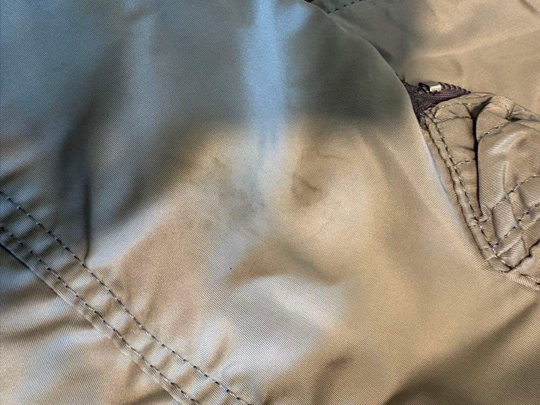 80sアルファ MA-1フライト ジャケット USA製シルバー