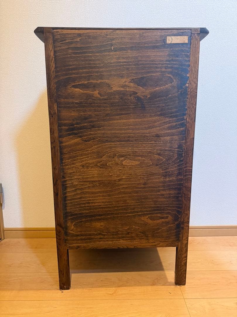 【】三越　ブルージュオーク材 サイドチェスト　電話台　ルーマニア