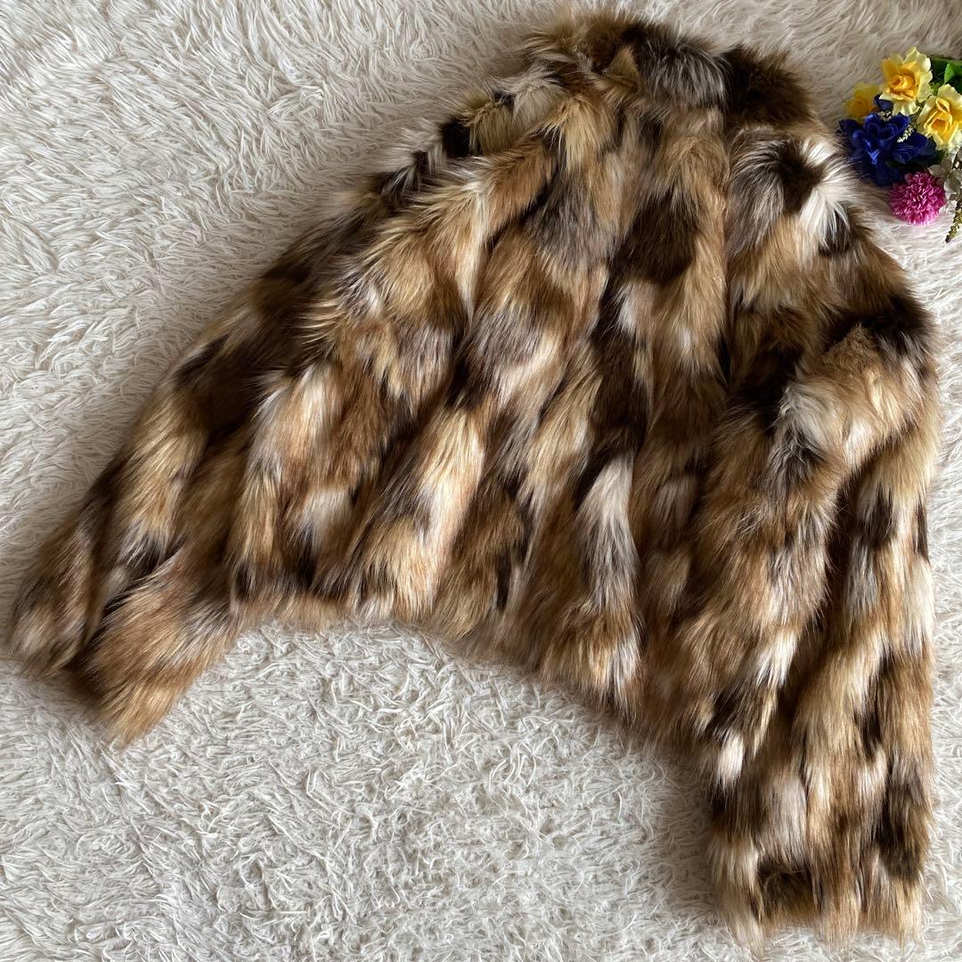 もののけseyto パッチワークフェイクファージャケット　2