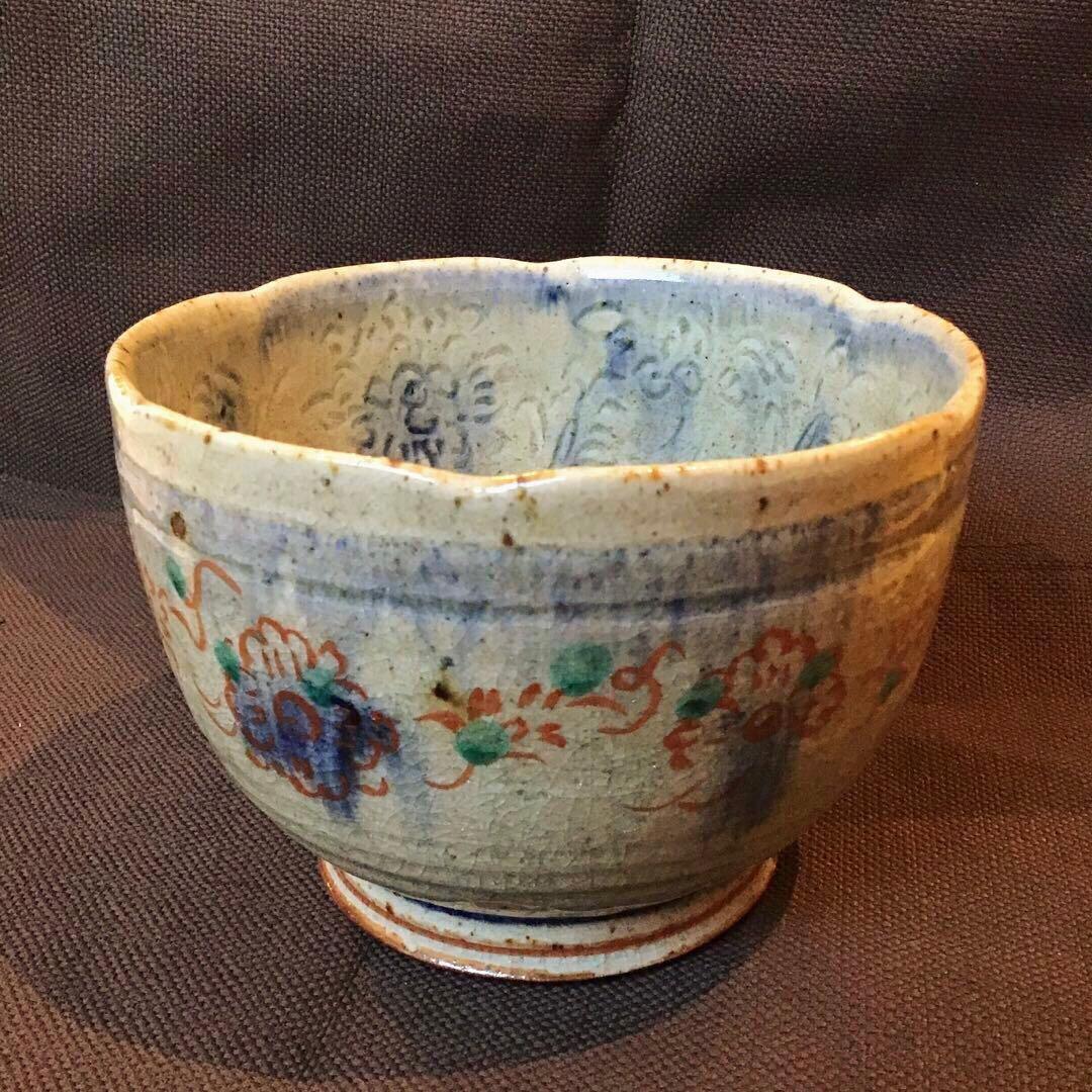 イムサエム　刻文彩色丼