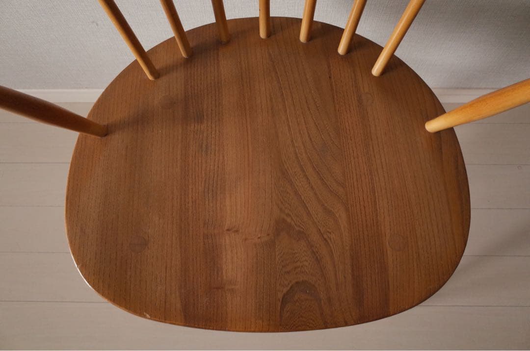 アーコールERCOLスモーカーズチェア/カウホーンチェア/英国アンティークチェア