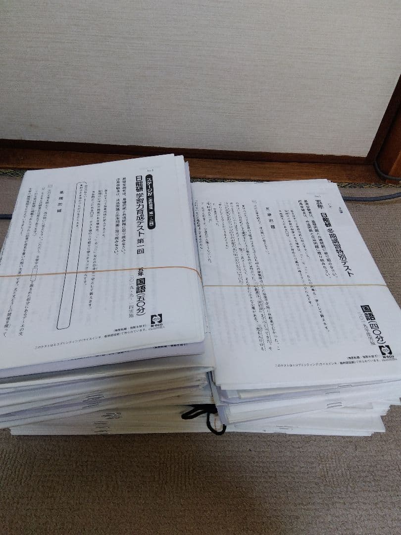 日能研 中学受験 小学4年・5年 テスト