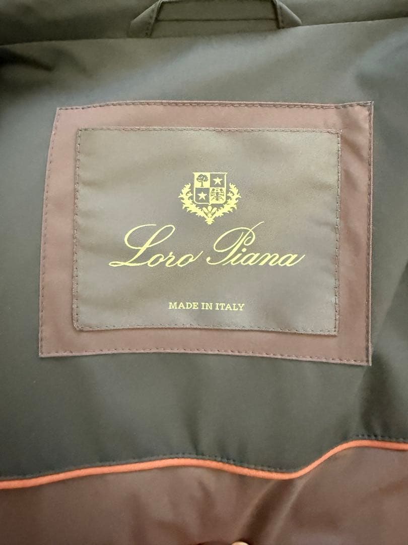 【極美品】Loro Piana ブラック ジッパーベスト メンズ