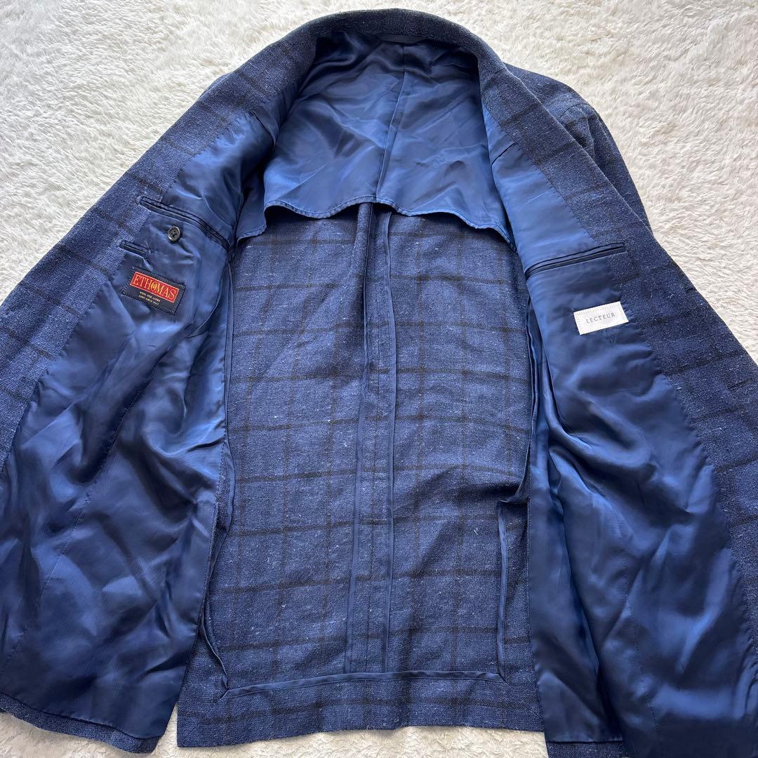 LECTEUR イートーマス社製 シルクリネンウールテーラードジャケット