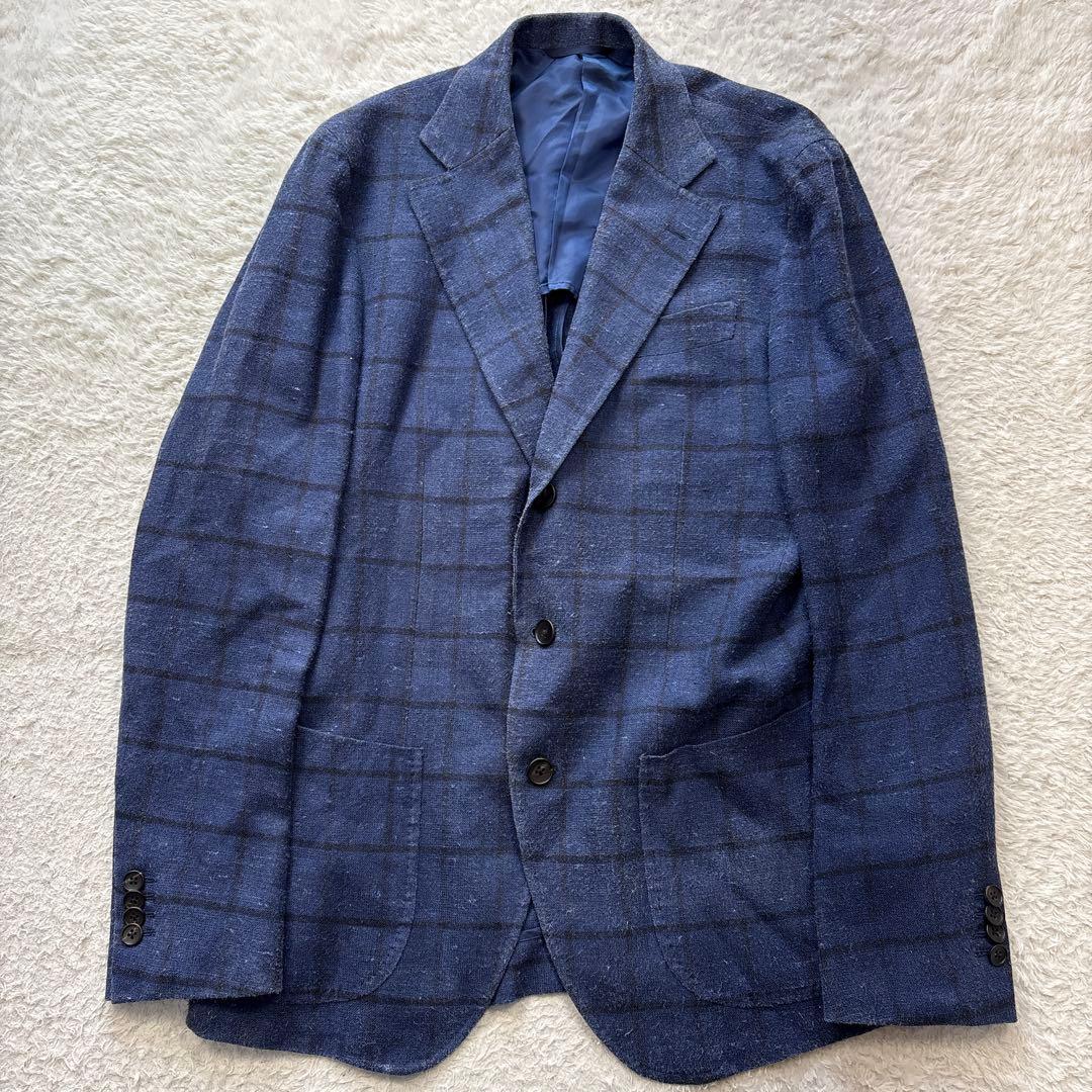 LECTEUR イートーマス社製 シルクリネンウールテーラードジャケット